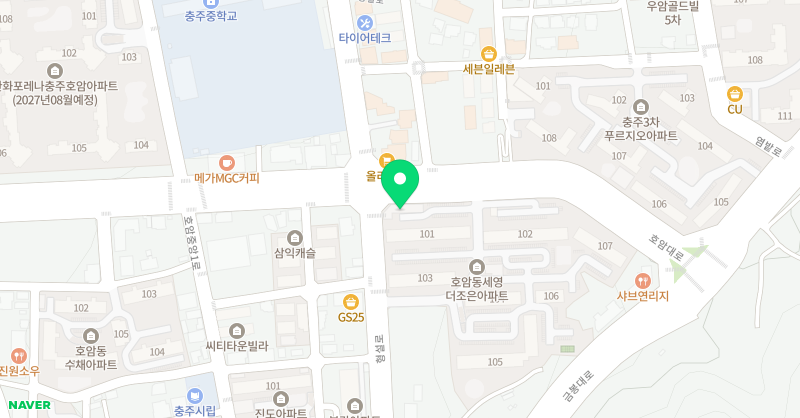남선생 영어 위치