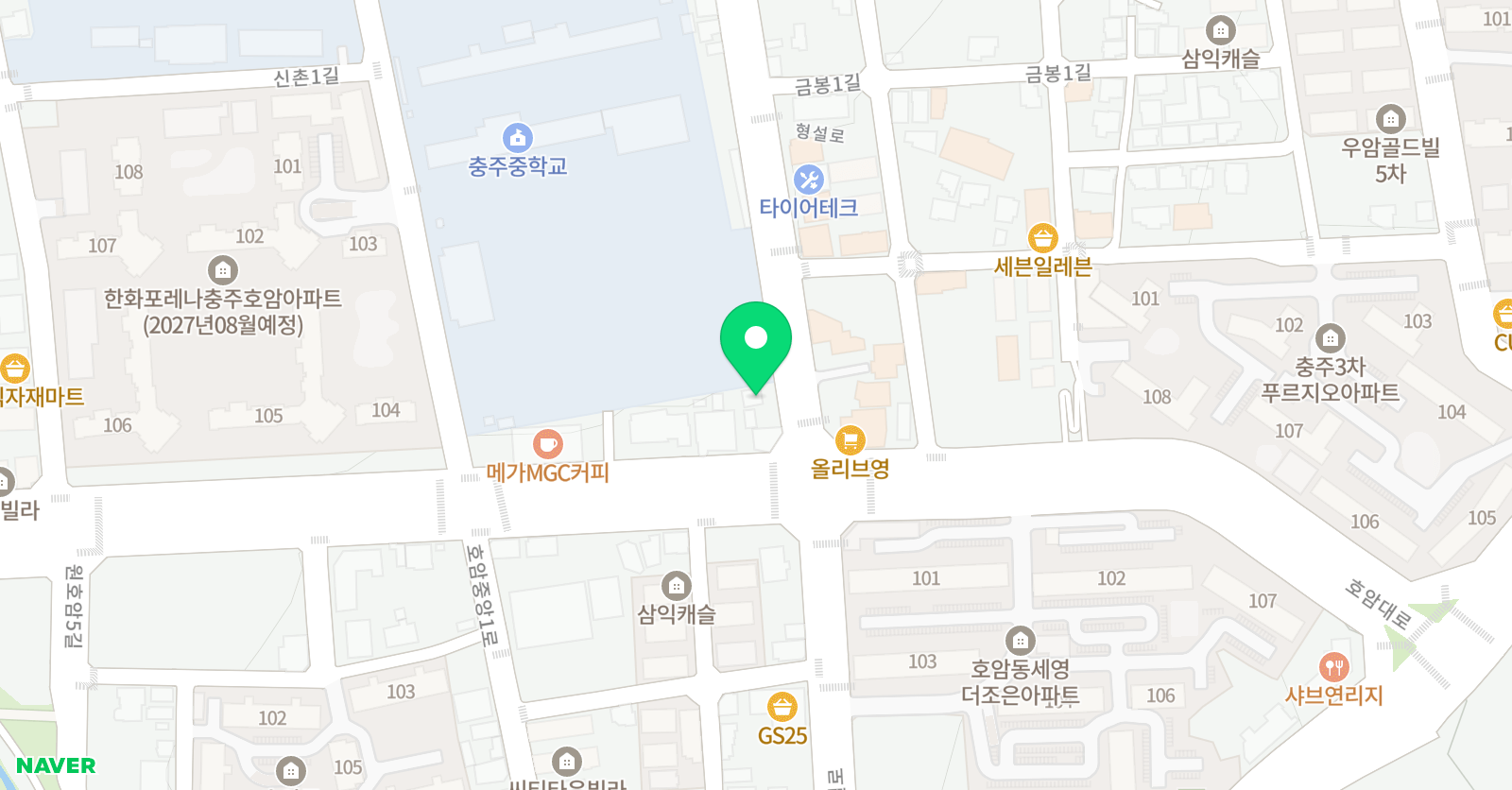 하이클래스 학원 위치