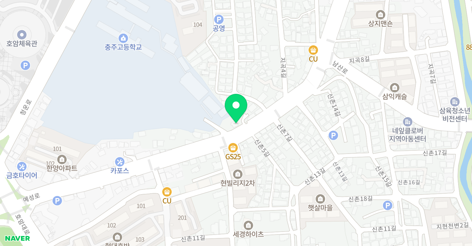 청어람 학원 위치