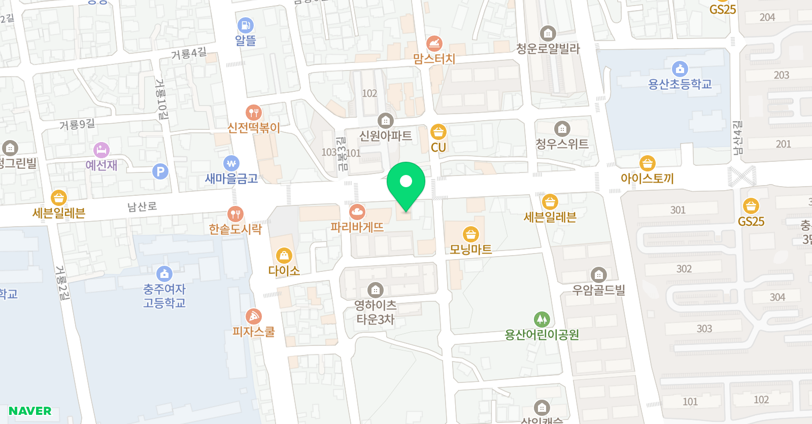 권용운 수학학원 위치