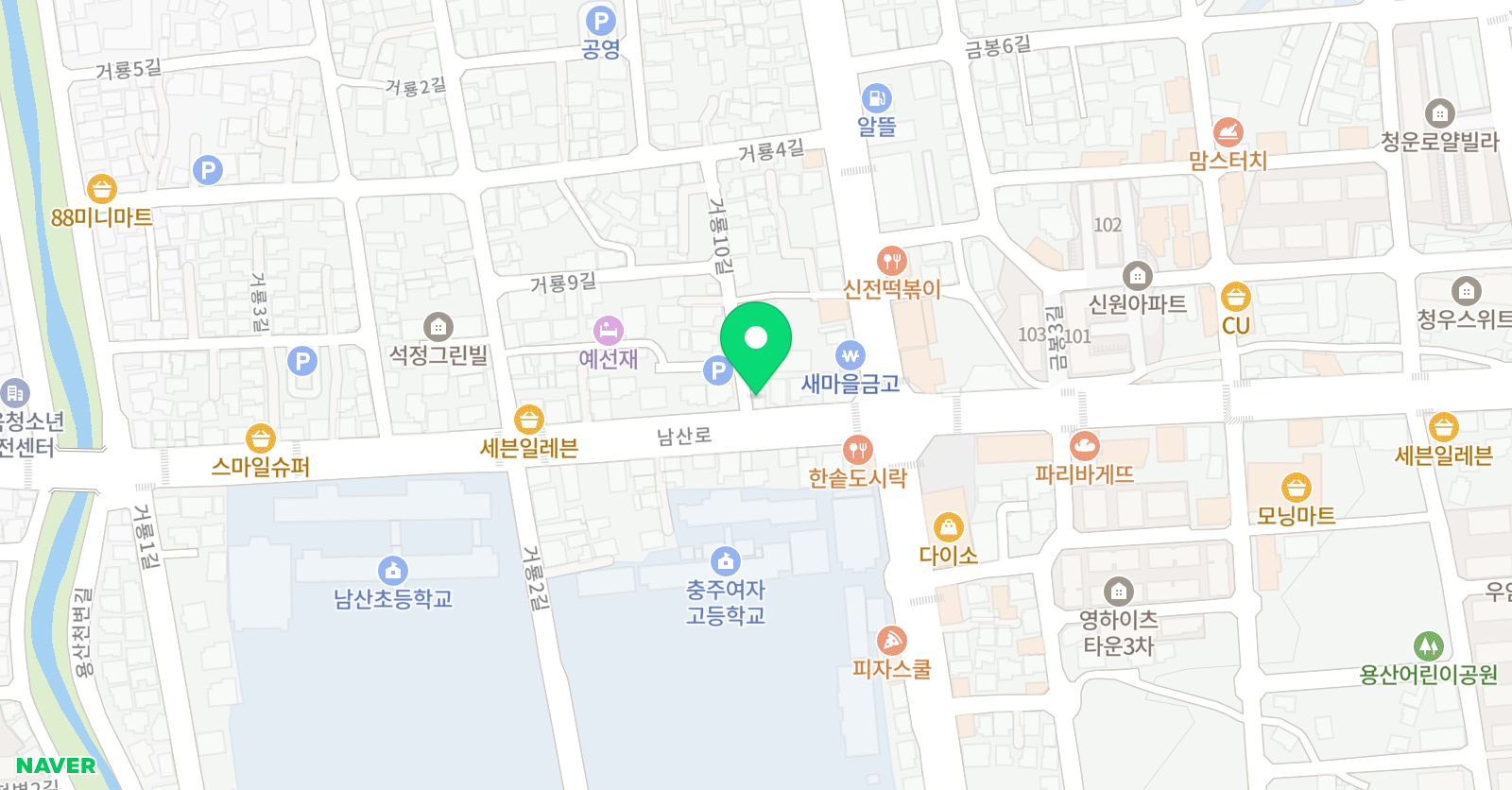 원 수학학원 위치