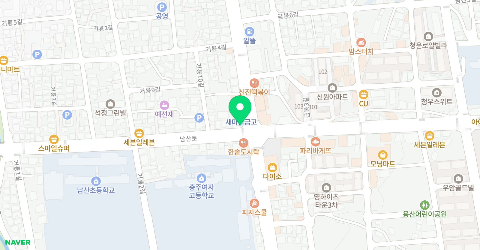김동훈 국어학원 위치