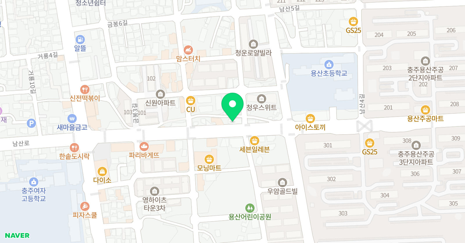 스카이 수학전문학원 위치
