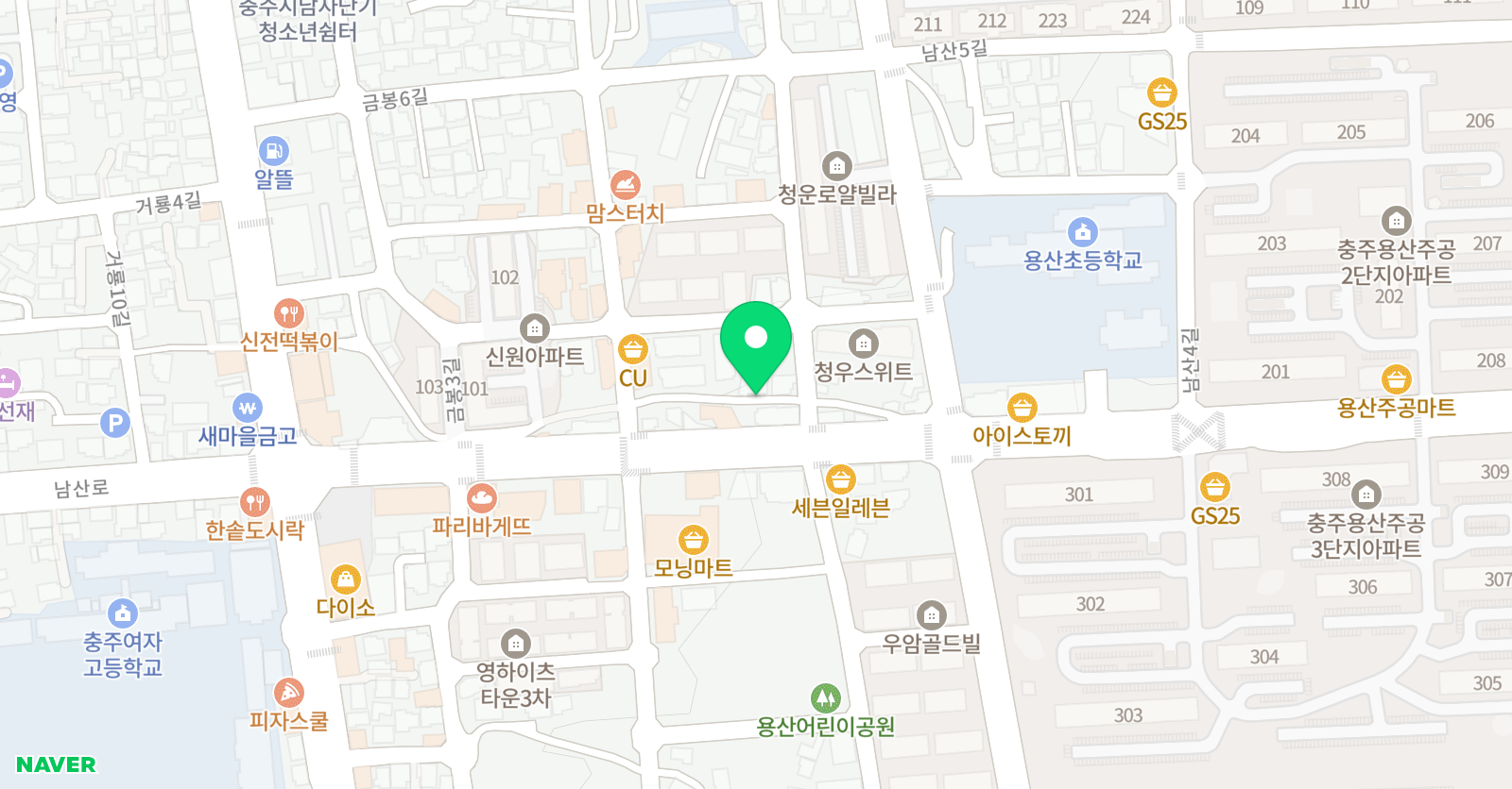 차이랑 중국어 충주용산캠퍼스 위치