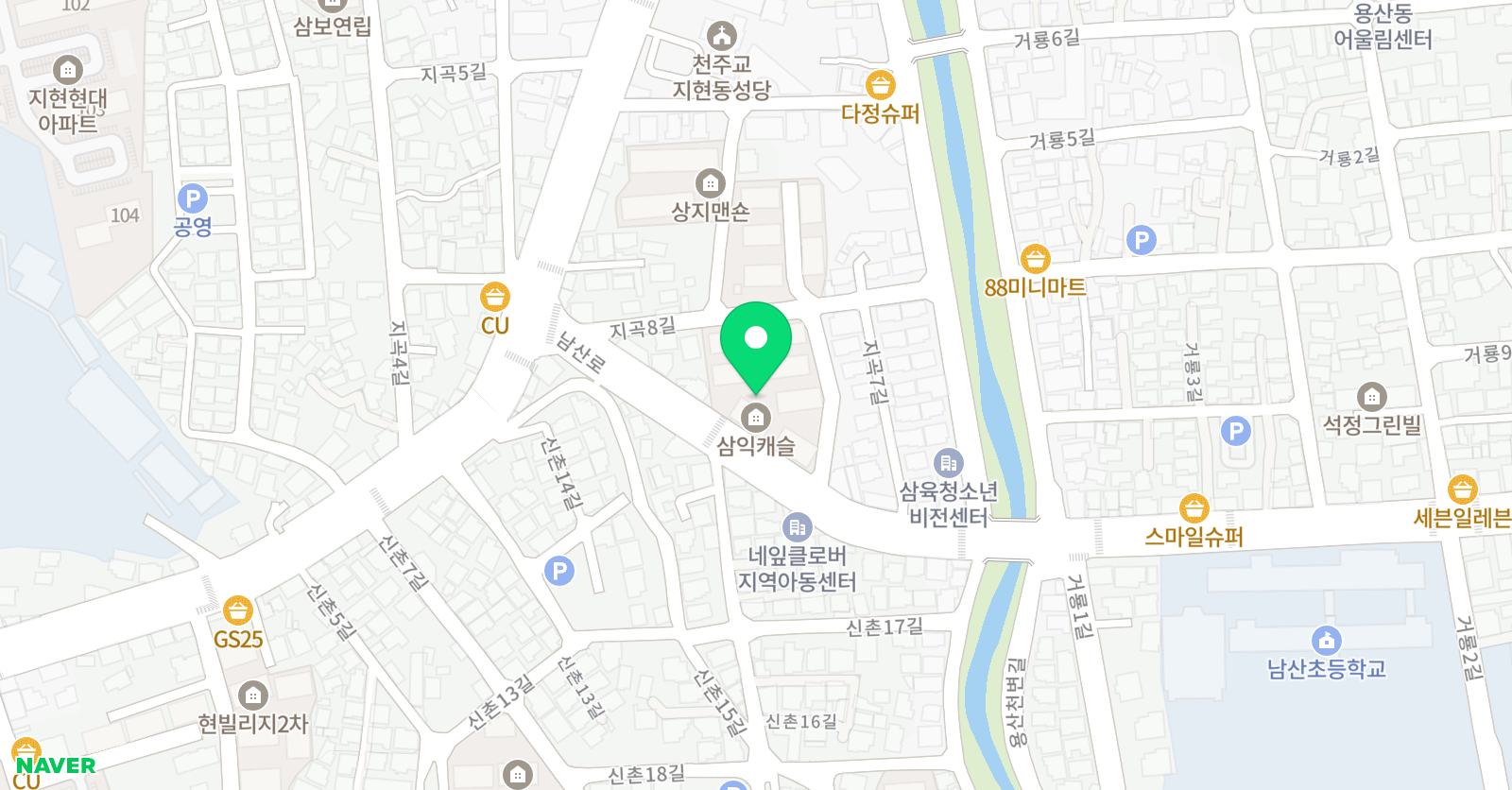 아이작 학원 위치
