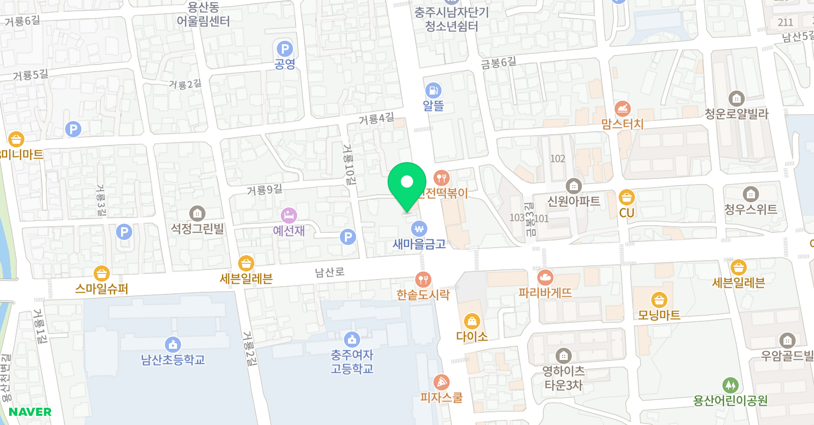 베이스캠프 천년의미소 미술학원 위치