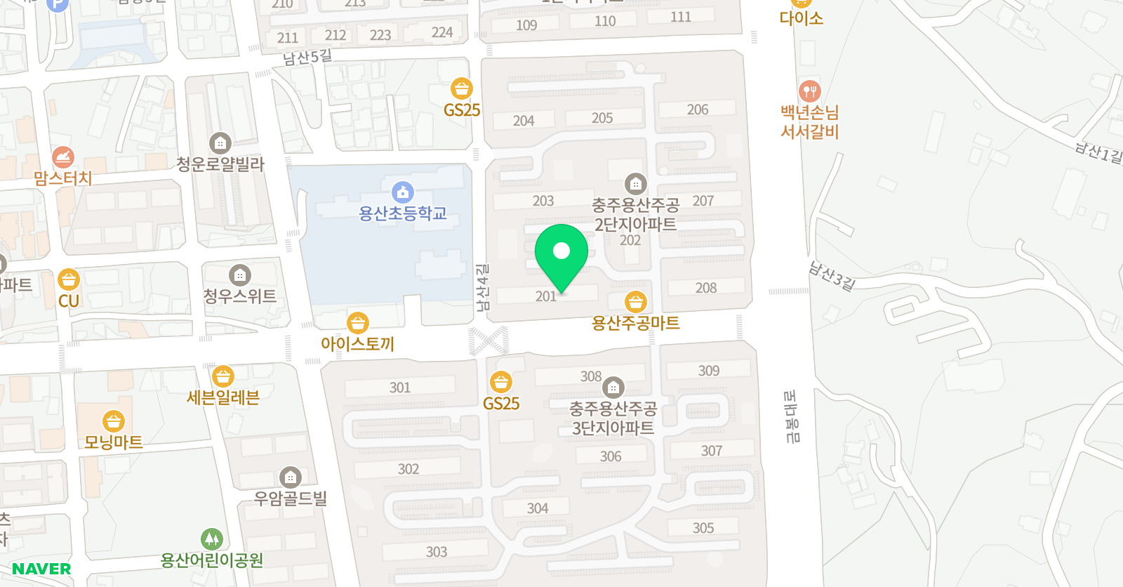 교원더퍼스트러닝센터 충주용산교실 위치