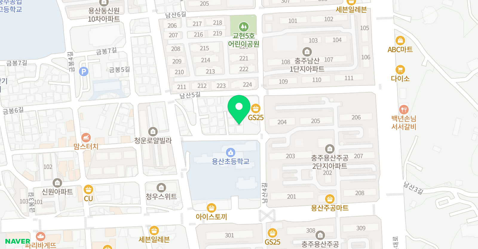 3030영어 늘품수학 위치