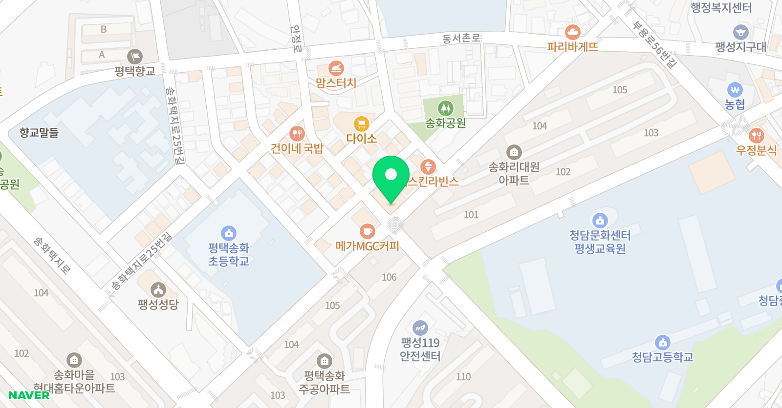 그리다 미술학원 위치