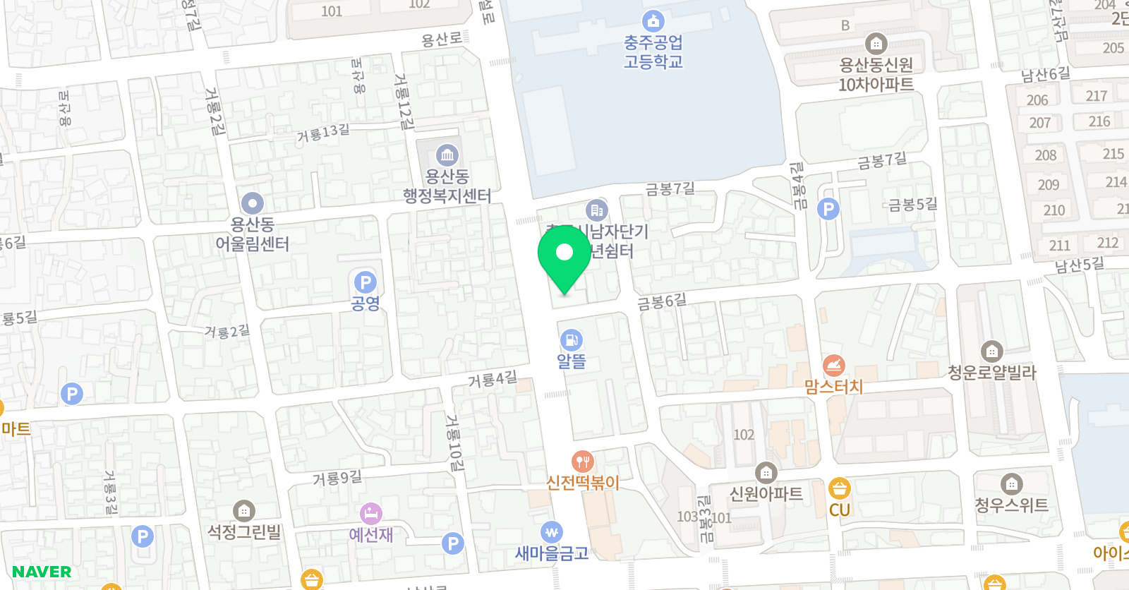 이엠 영어수학원 위치