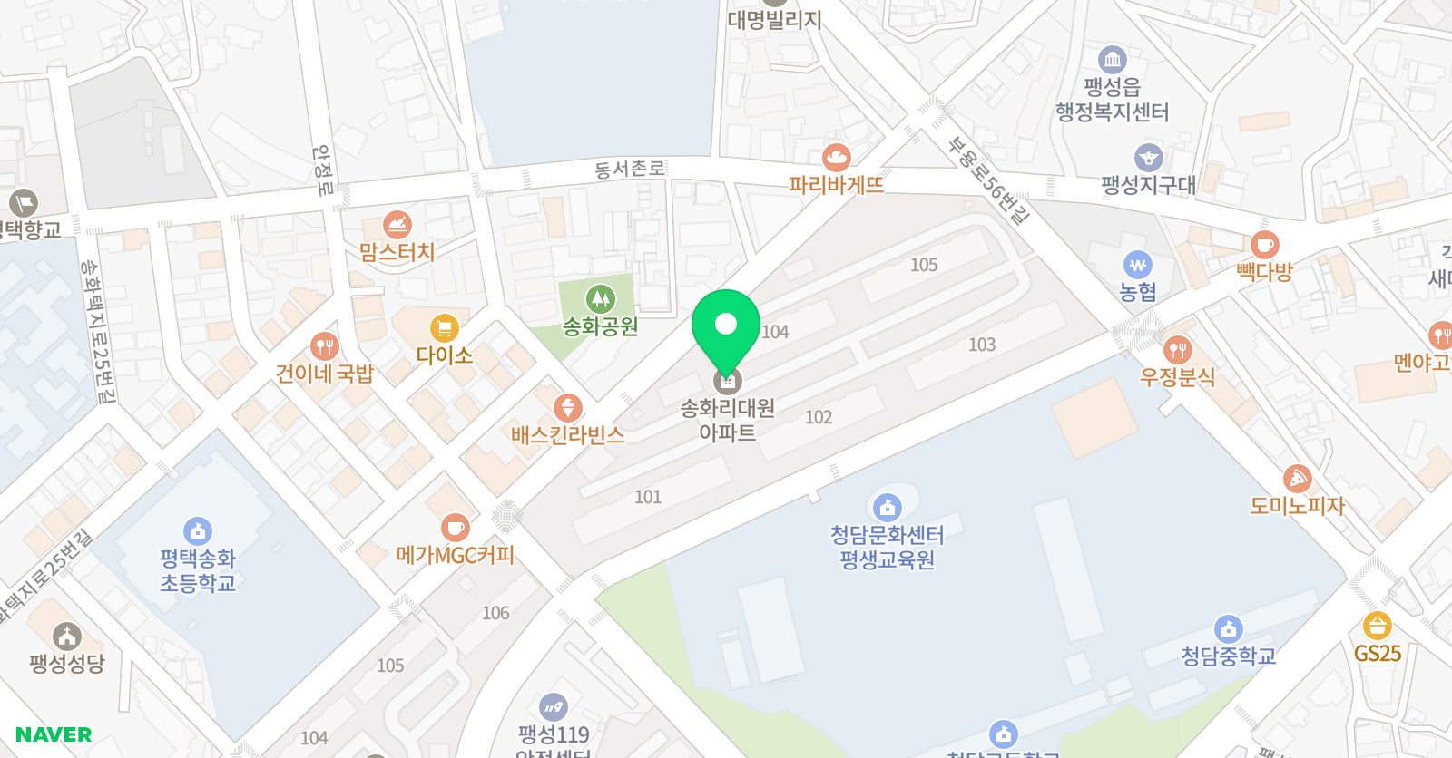 K.라온음악학원 위치