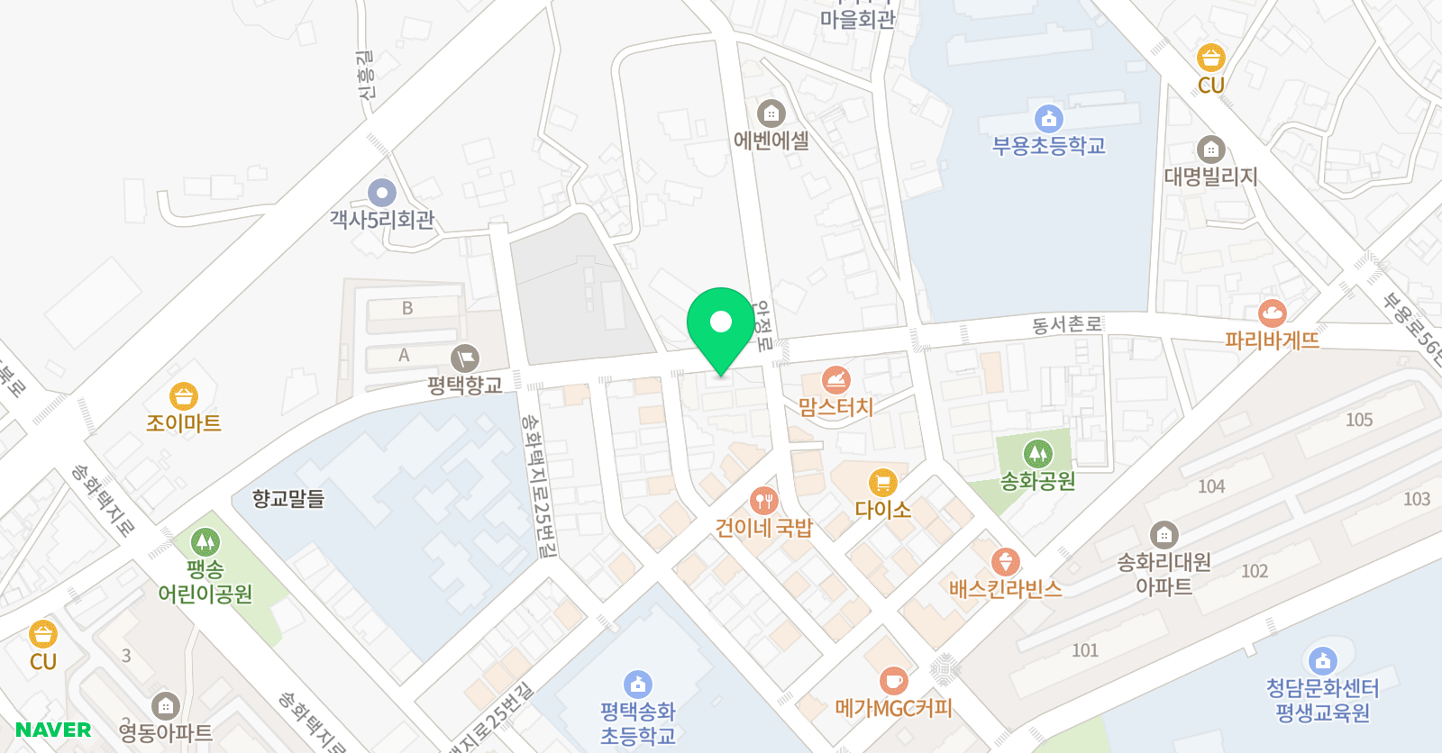 팽성 킥복싱 위치