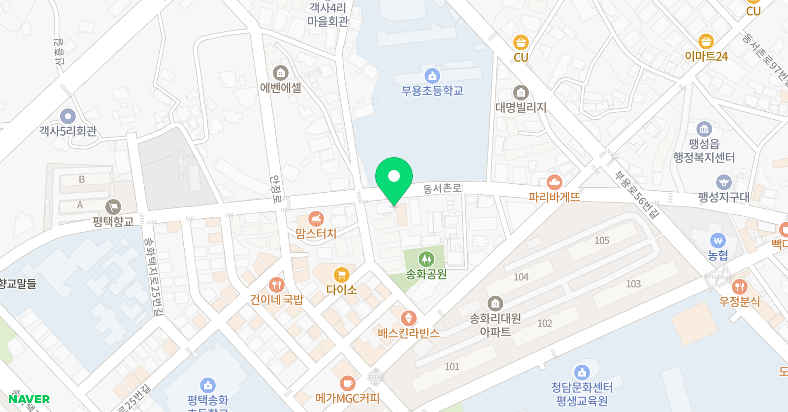 고은빛 음악학원 위치