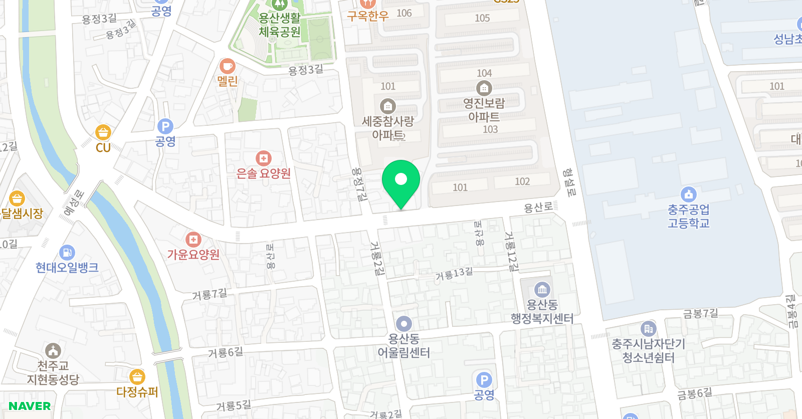 미래리더 학원 위치