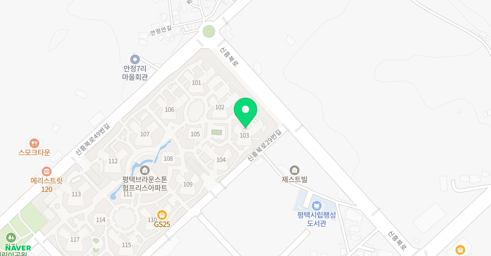 플레이팩토 브라운스톤 팽성교육원 위치