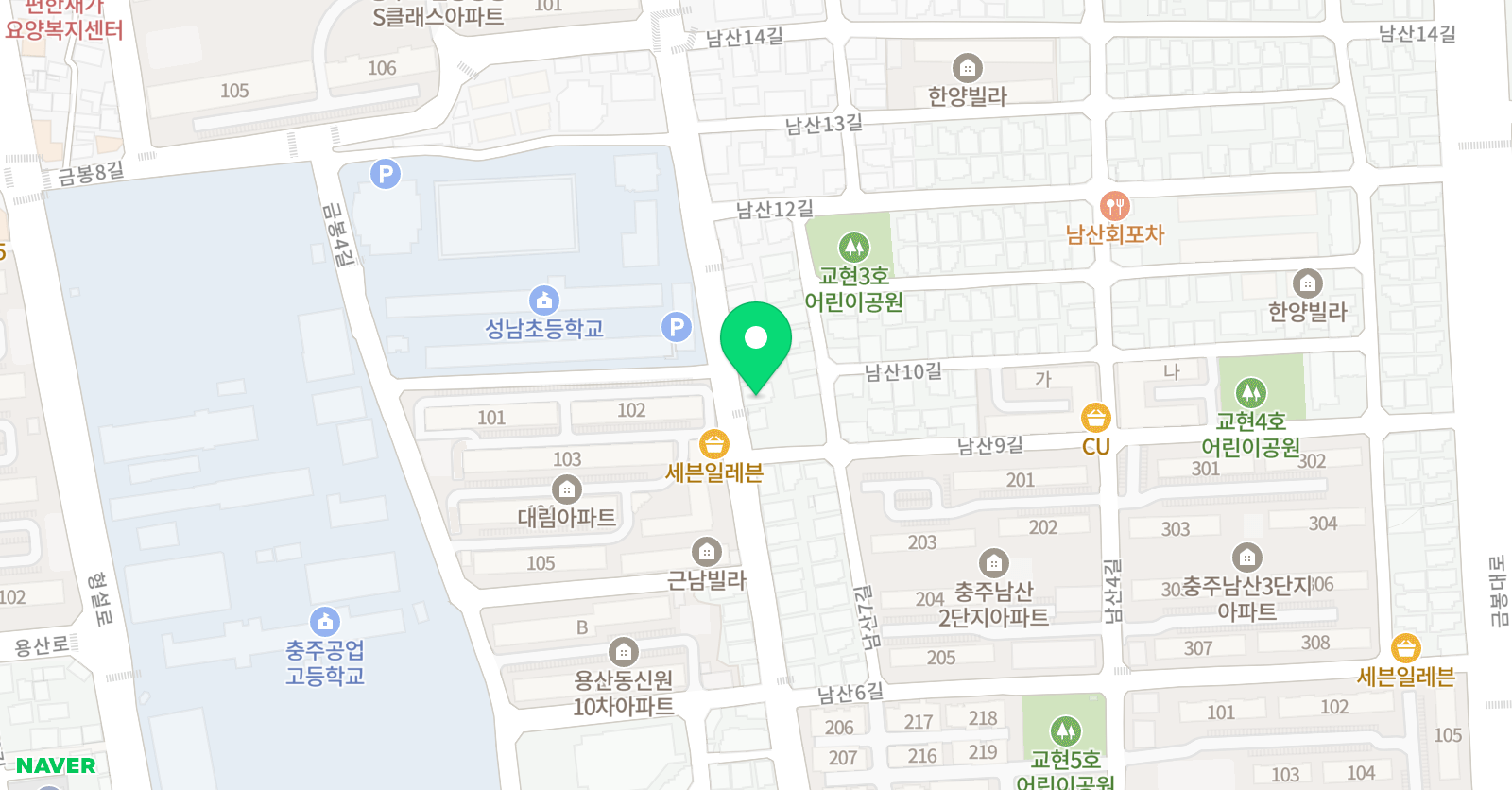 삼성 영어 성남학원 위치