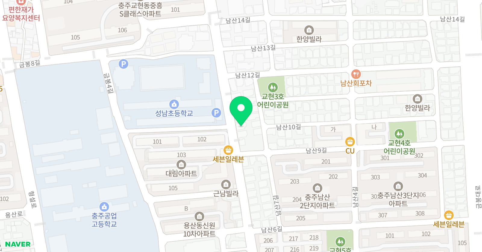 빨간펜 수학의달인 성남점 위치