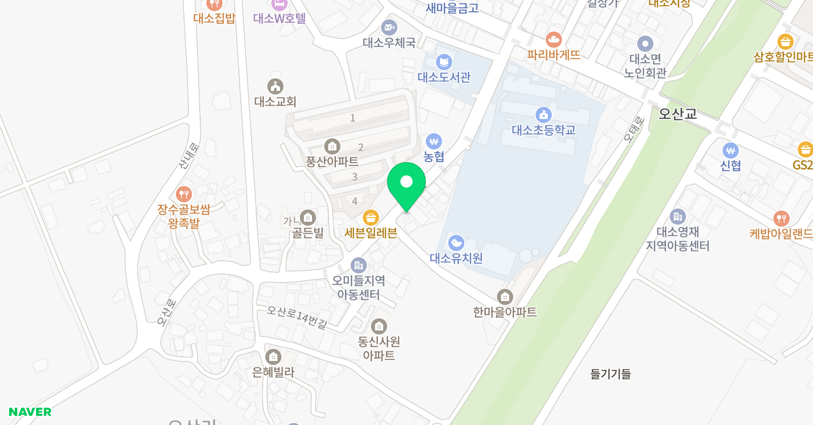 용인대 태권도 대소정도장 위치