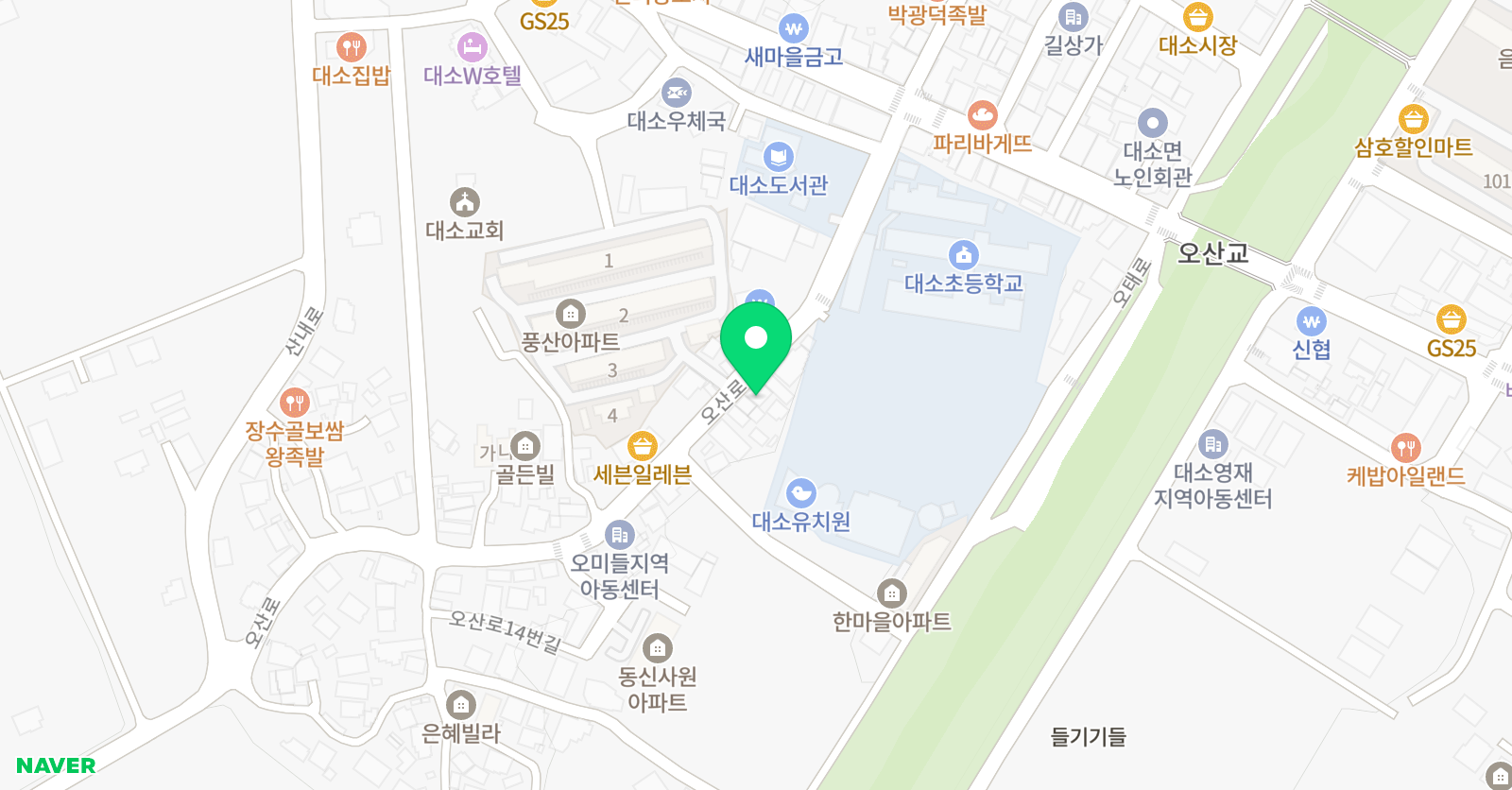 파란나라 미술학원 위치