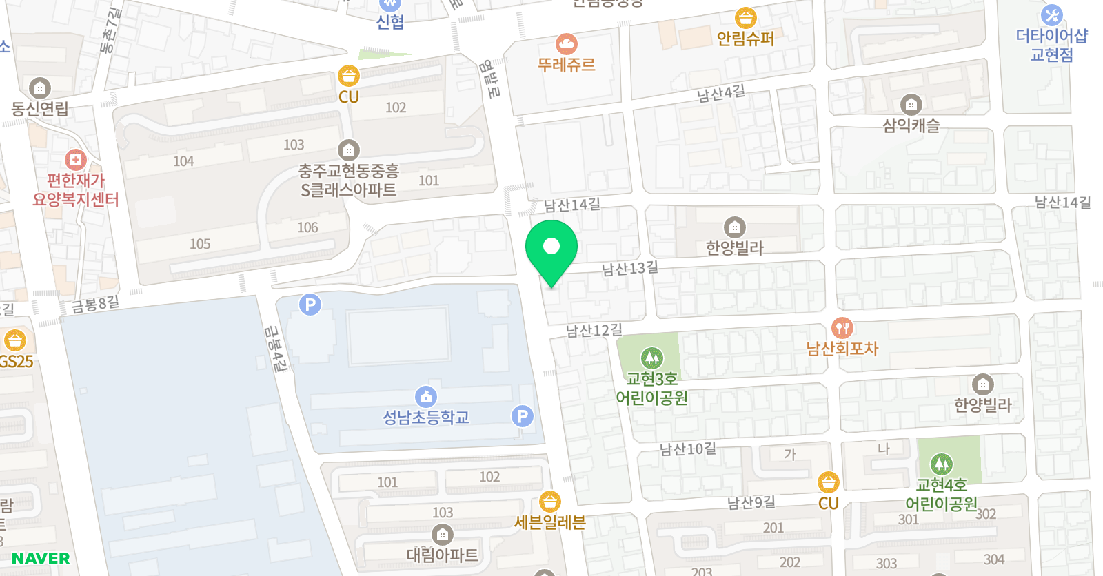 책나무 성남중흥점 위치