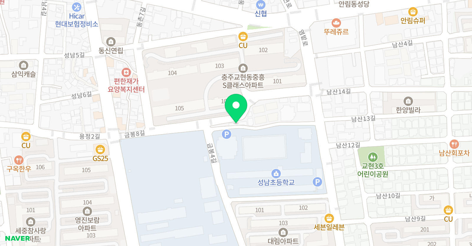 e해법 수학 성남점 위치