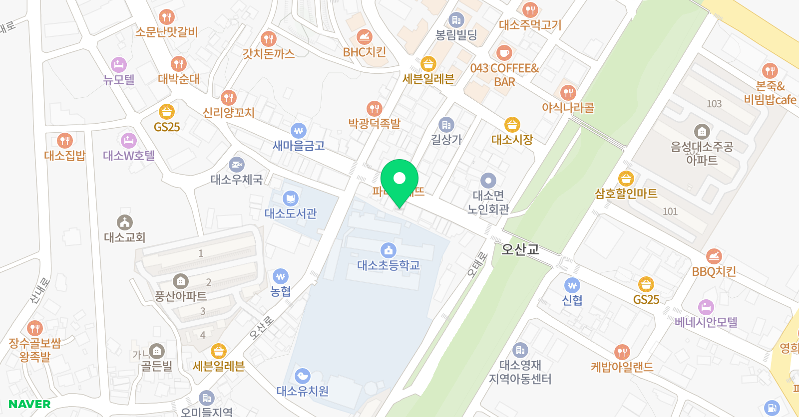 뮤직아이 음악학원 위치