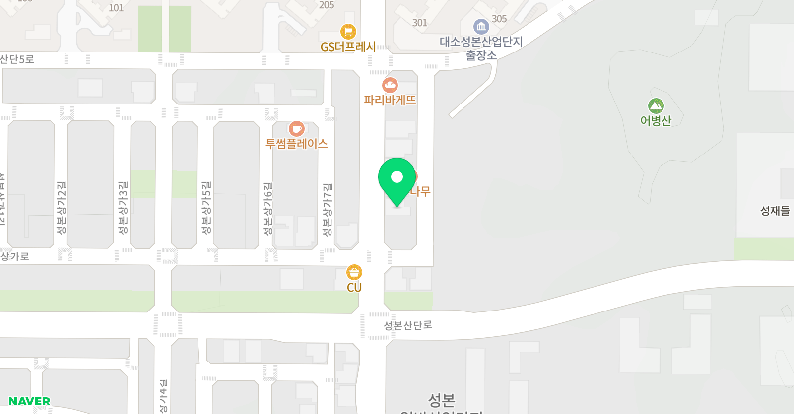 다이아몬드에듀 성본학원 위치