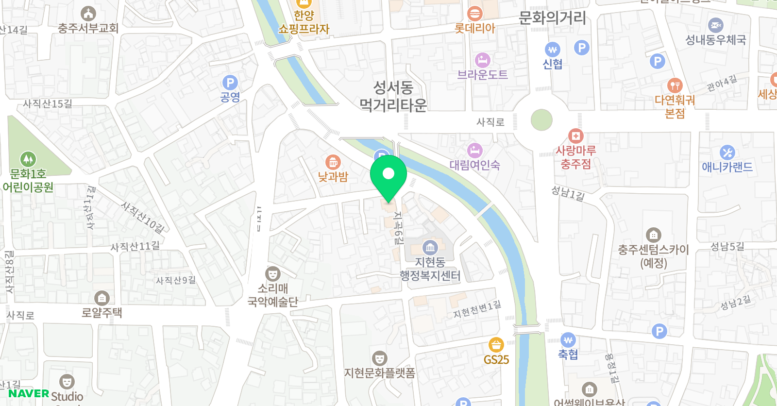 열정 아트연기학원 위치