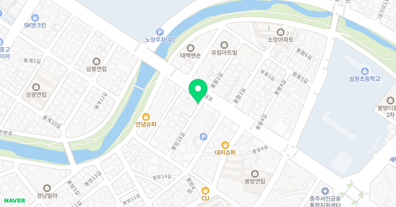 파란소리 실용음악학원 위치
