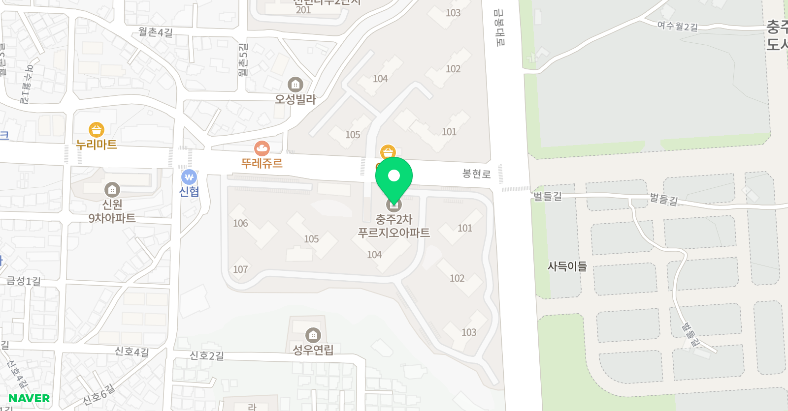 멜리스 영어학원 안림점 위치