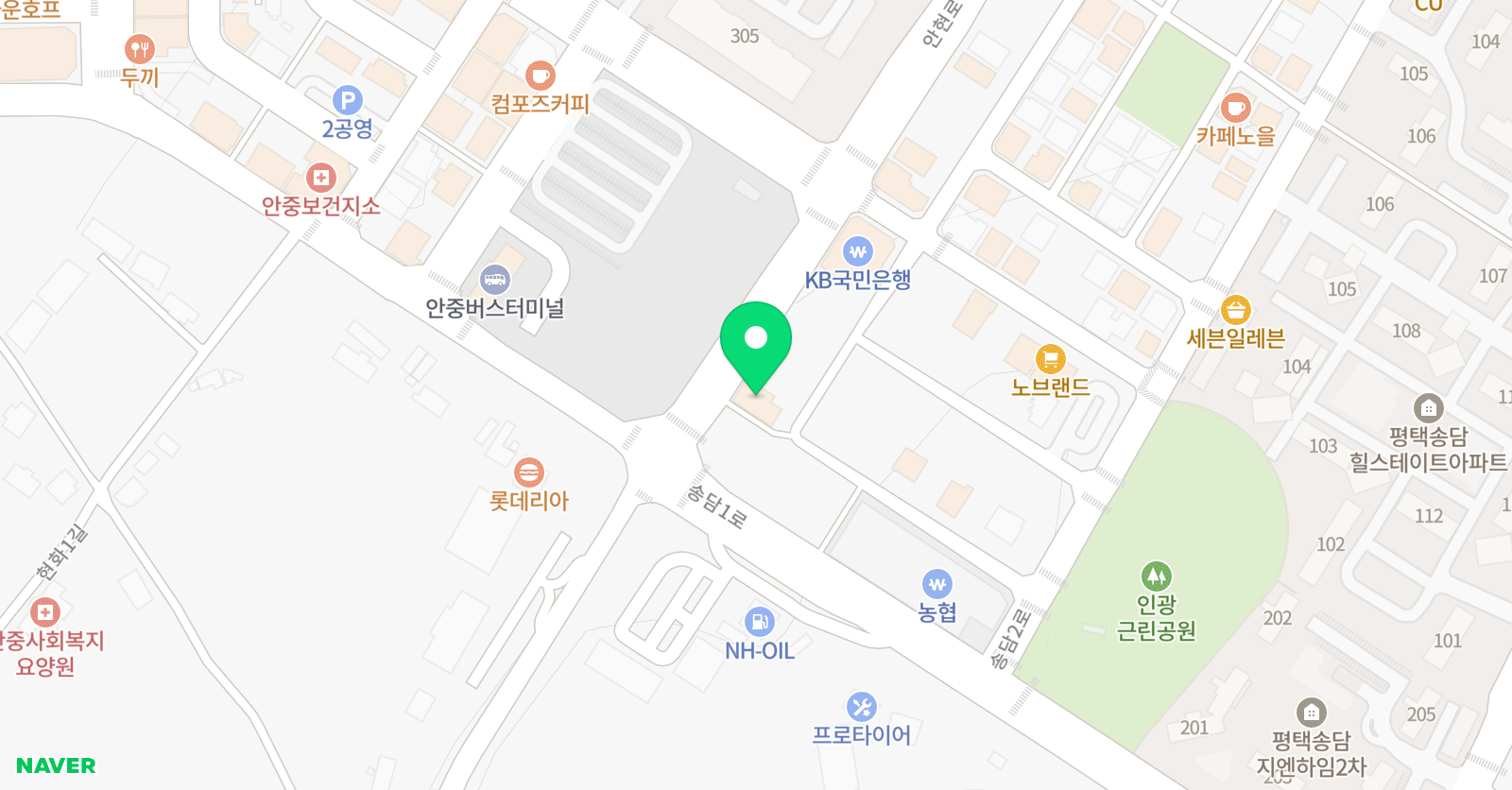 S&K 학원 위치
