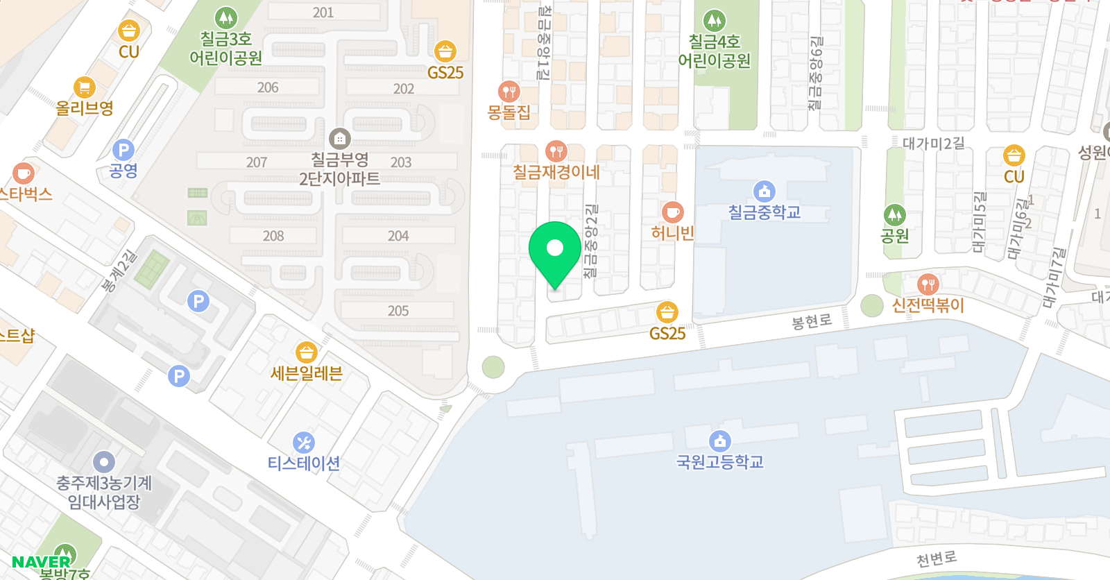 홍익 미술학원 위치