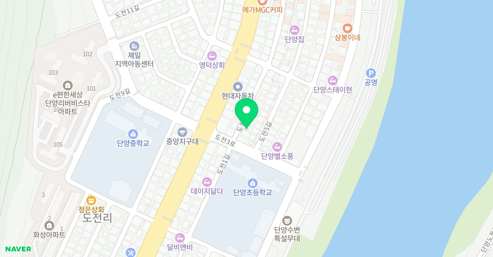 소리숲 피아노학원 위치