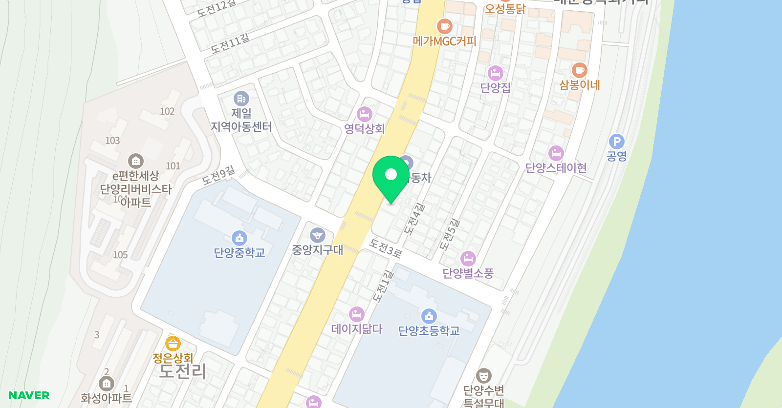 예일 학원 위치