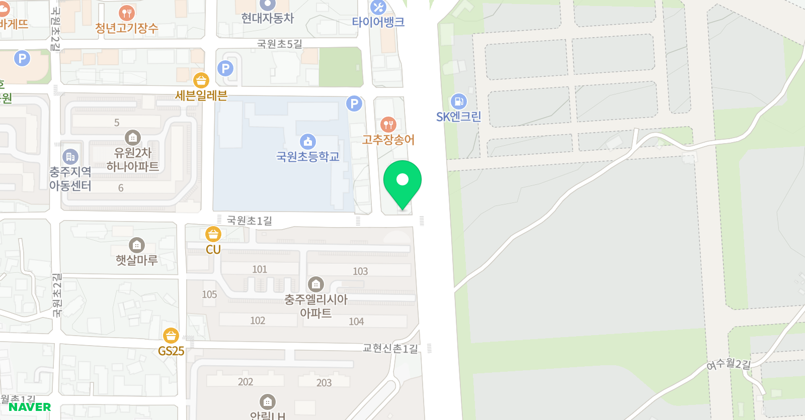 토론하는아이들 논술학원 충주엘리시아 GLE센터 위치