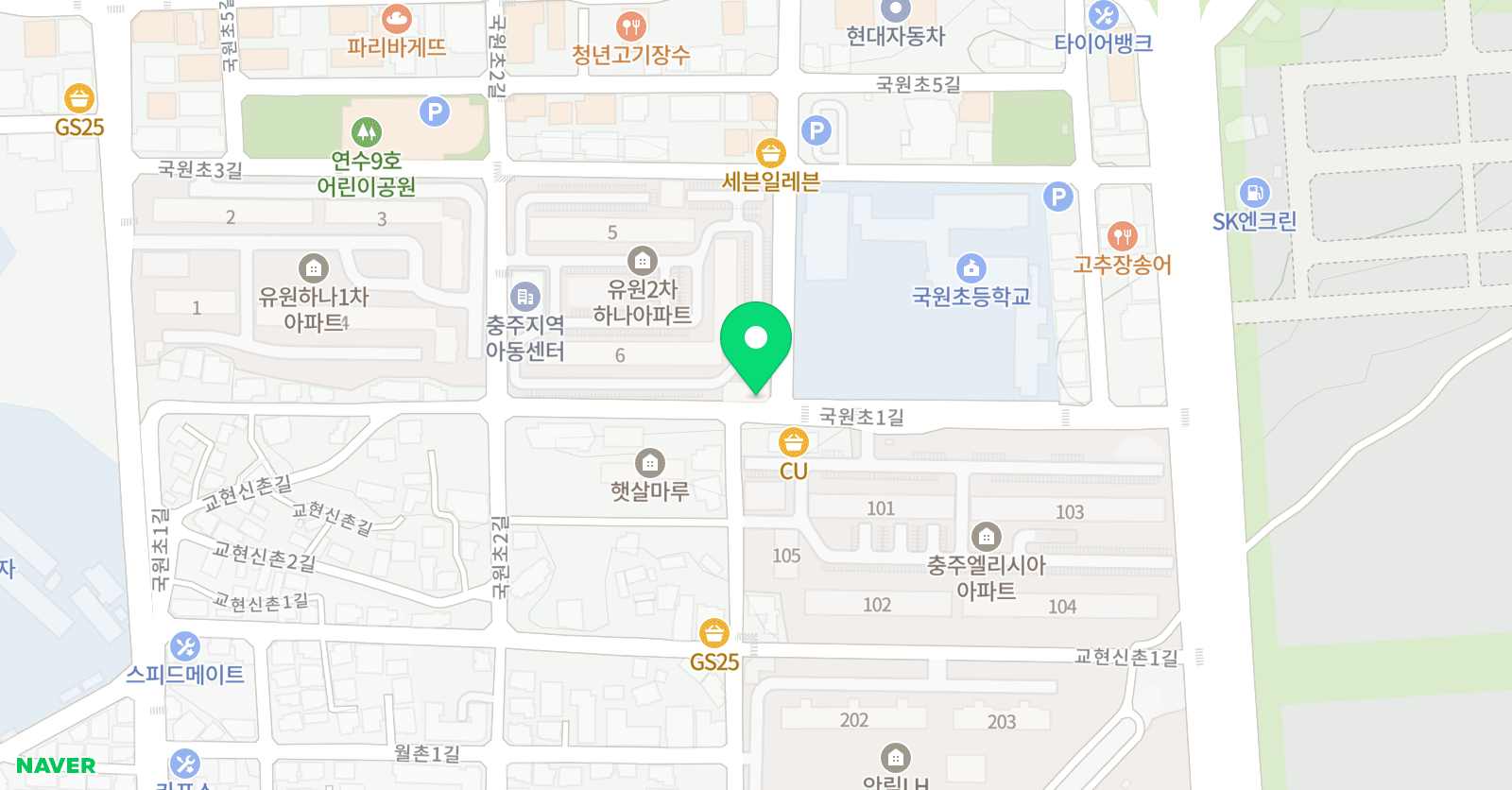 아셀 음학학원 위치
