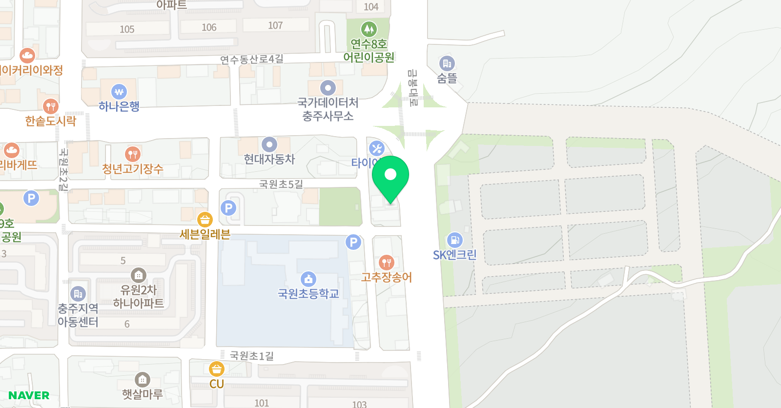 유니팝 예인 미술학원 위치