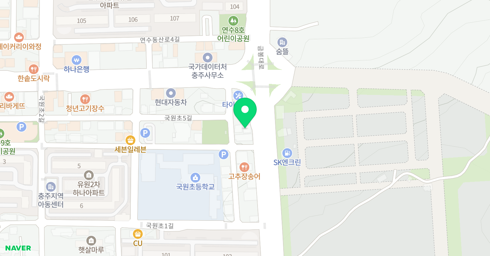 리드인 독서논술학원 충주연수점 위치