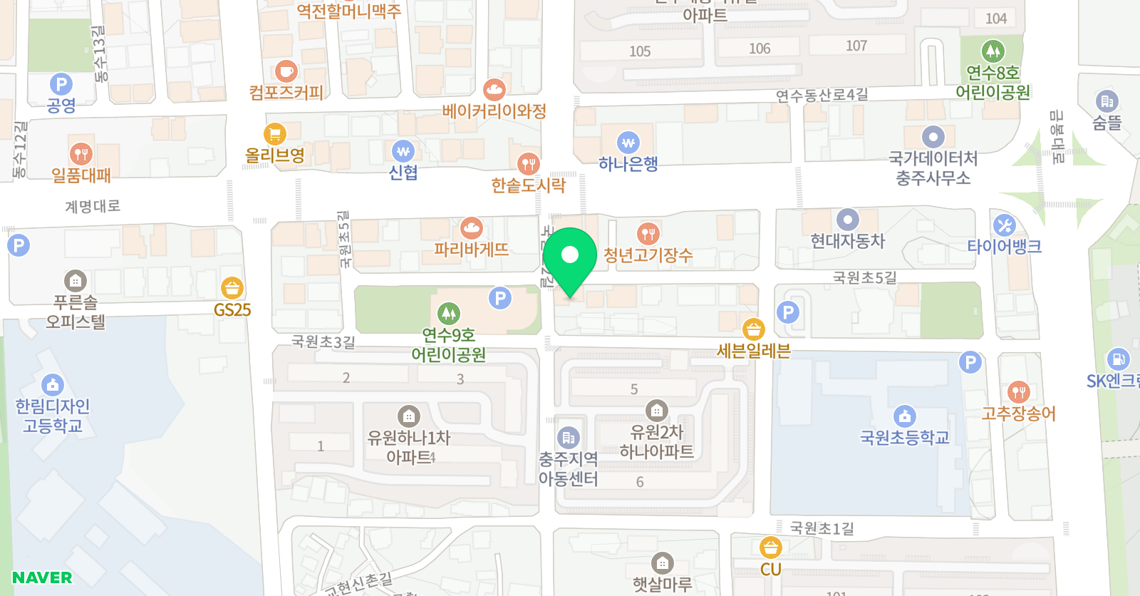 김종지 음악학원 위치