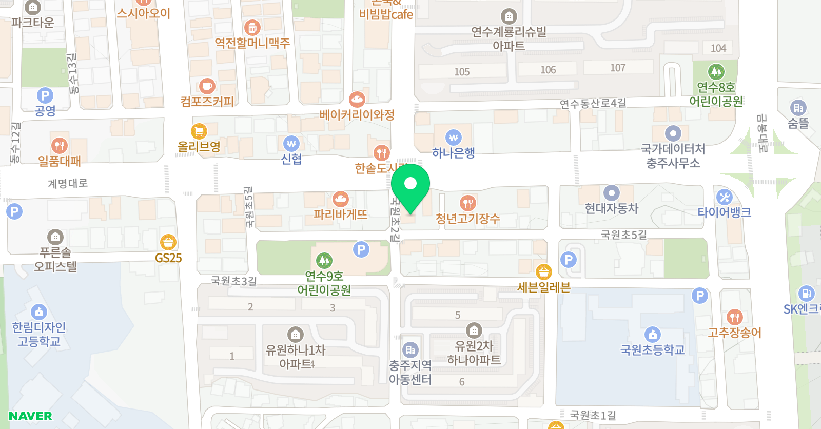 열정에듀 학원 위치