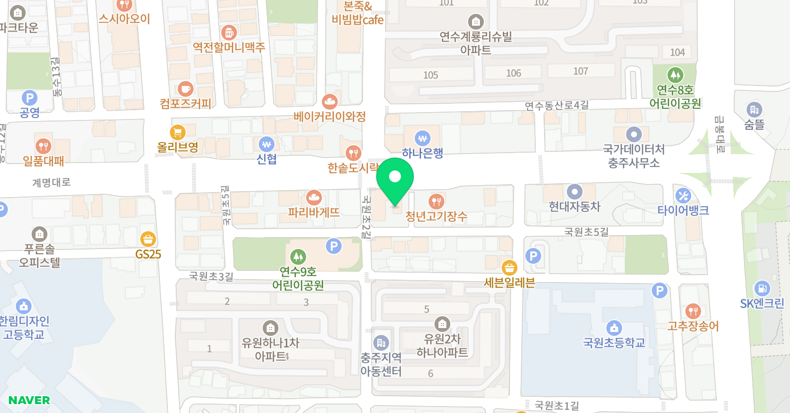 베스트 학원 위치