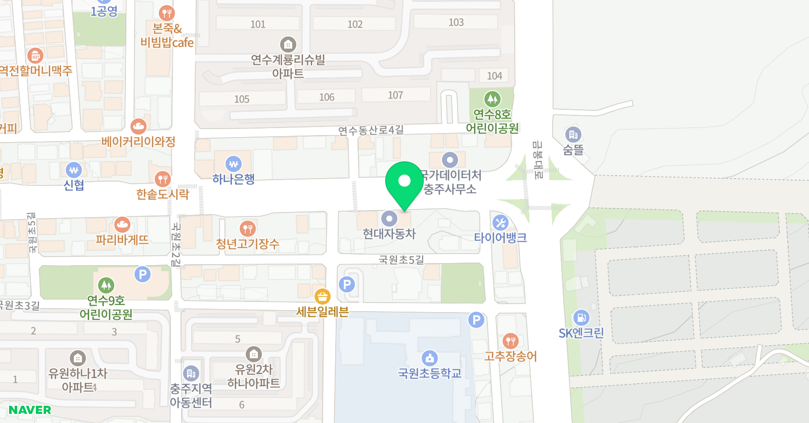 아이리쉬 어학원 위치