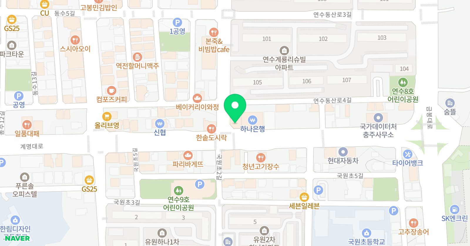 채김 수학학원 위치