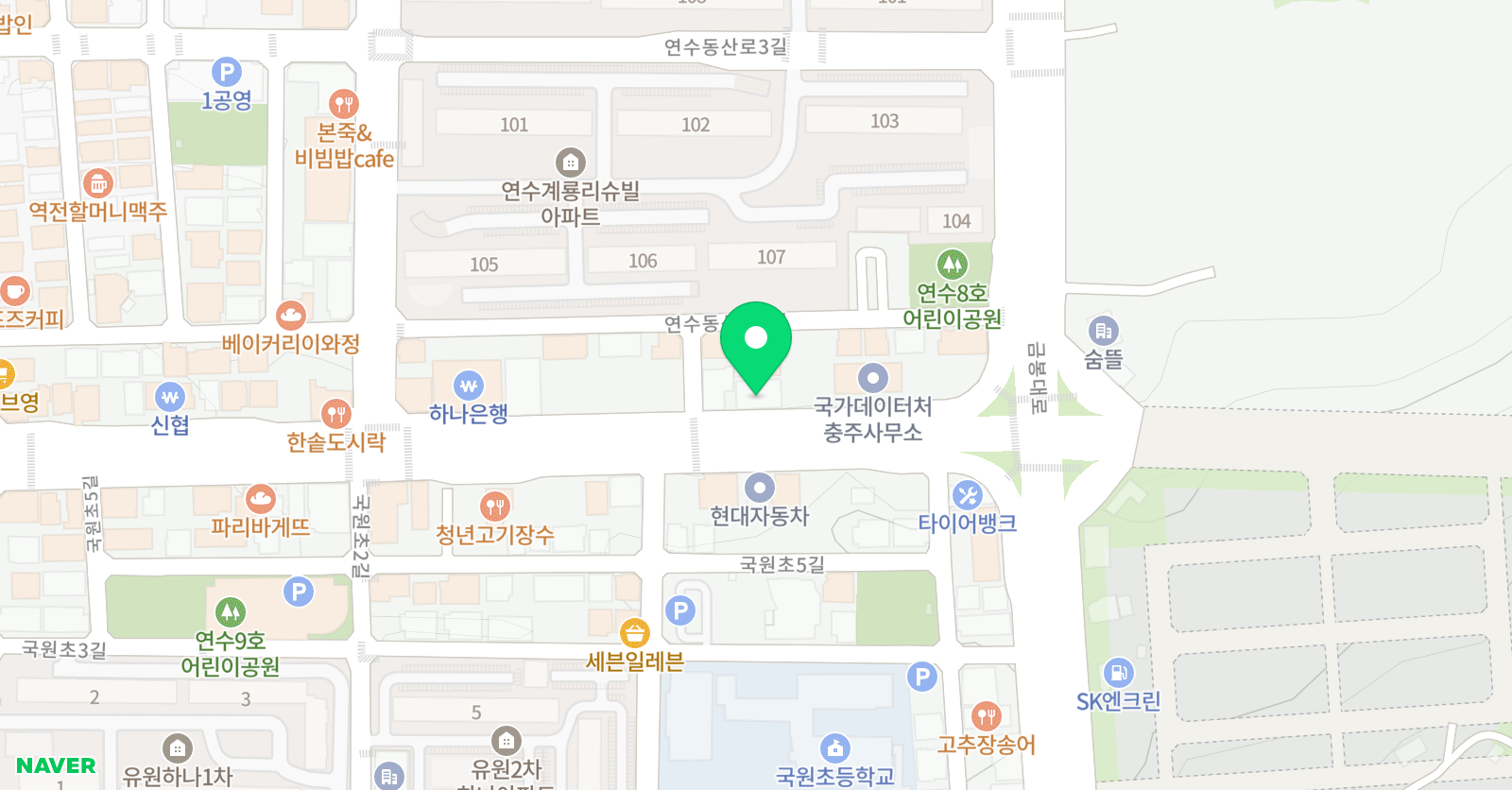서울삼성리틀썬더스 충주점 위치