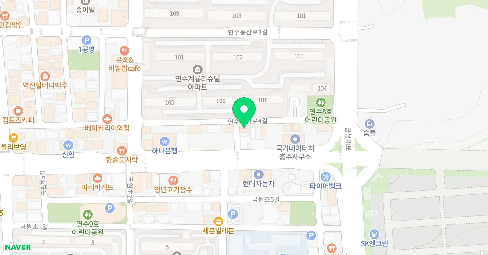 큐브 미술학원 위치