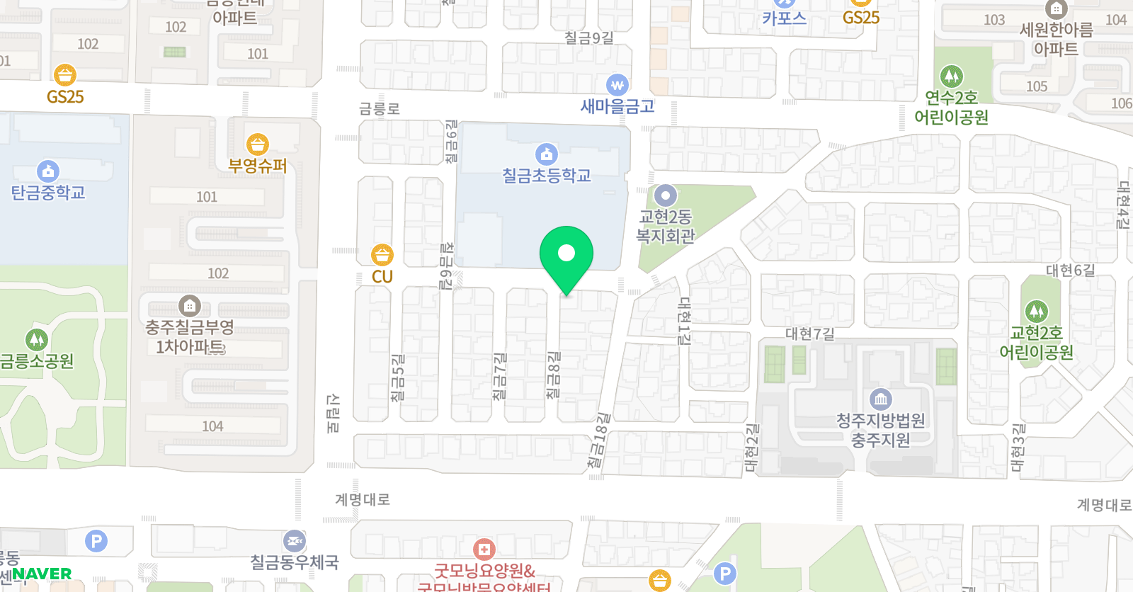 와이제이스터디블러썸 학원 위치