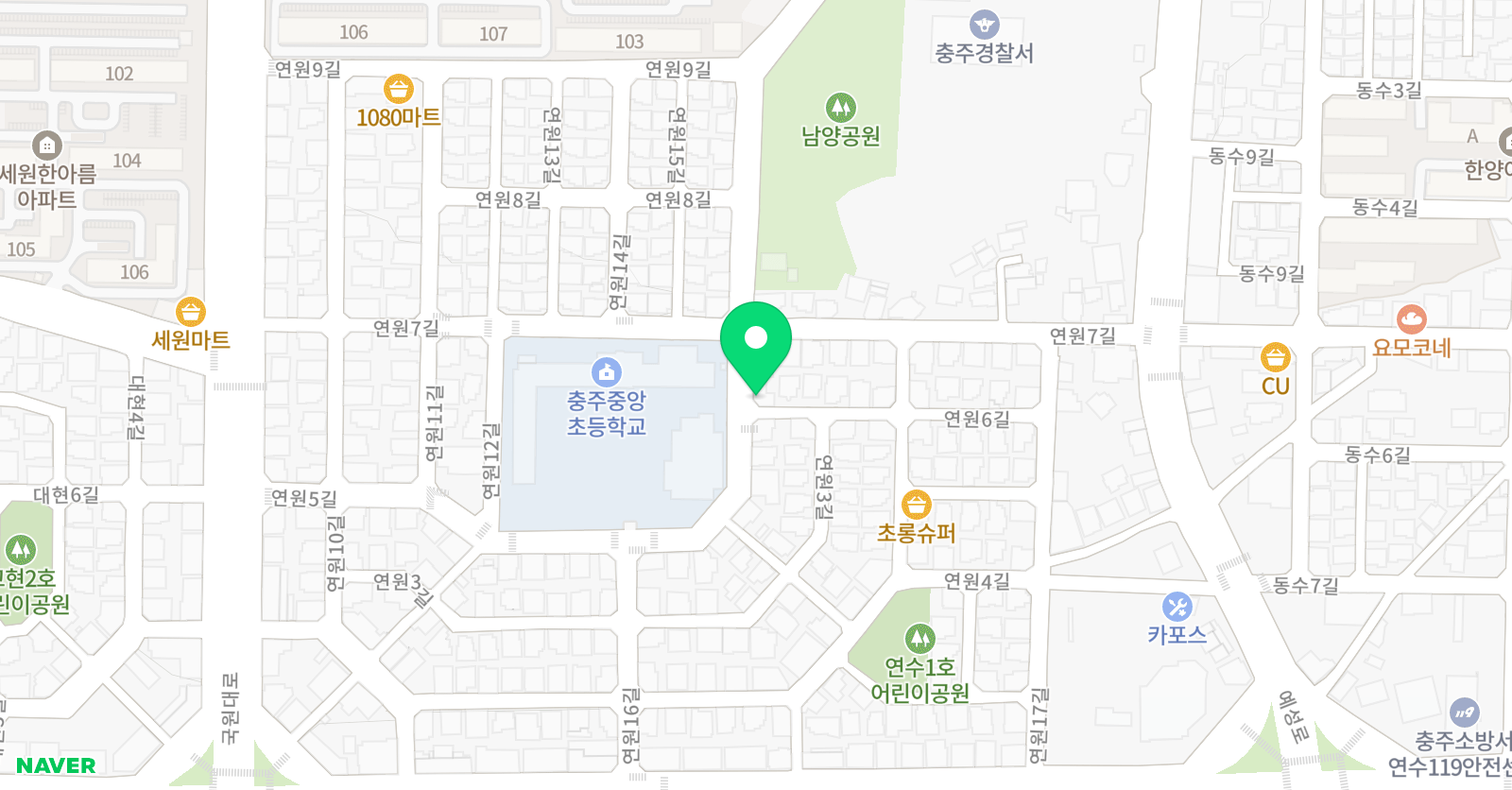 샛별 음악학원 위치