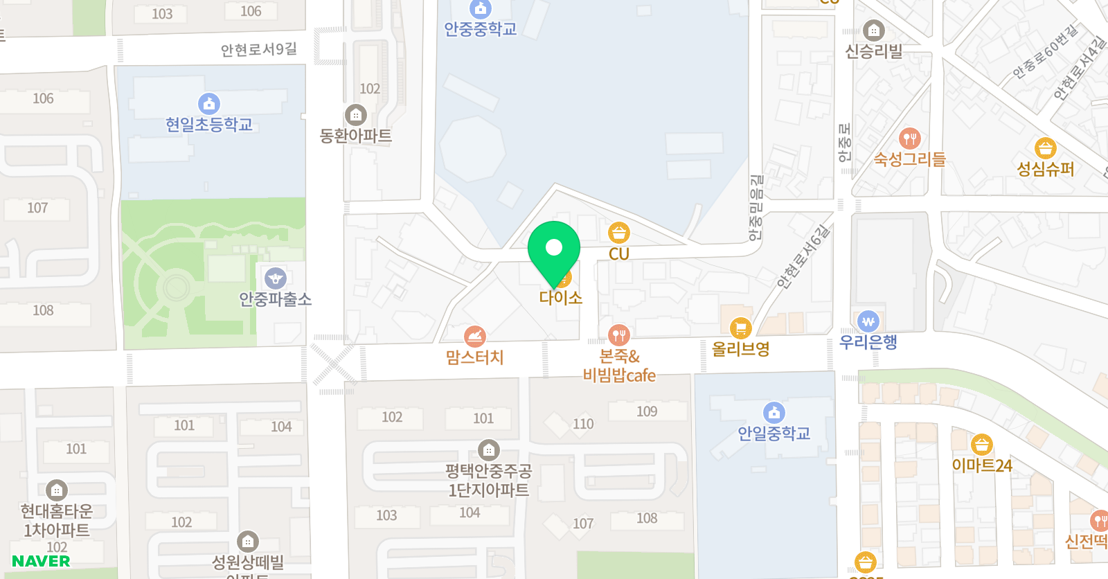 엘클래스 영어학원 위치