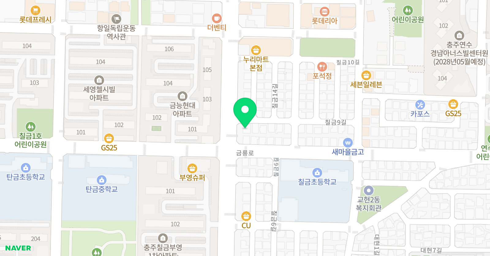 맵플러스위 수학학원 위치