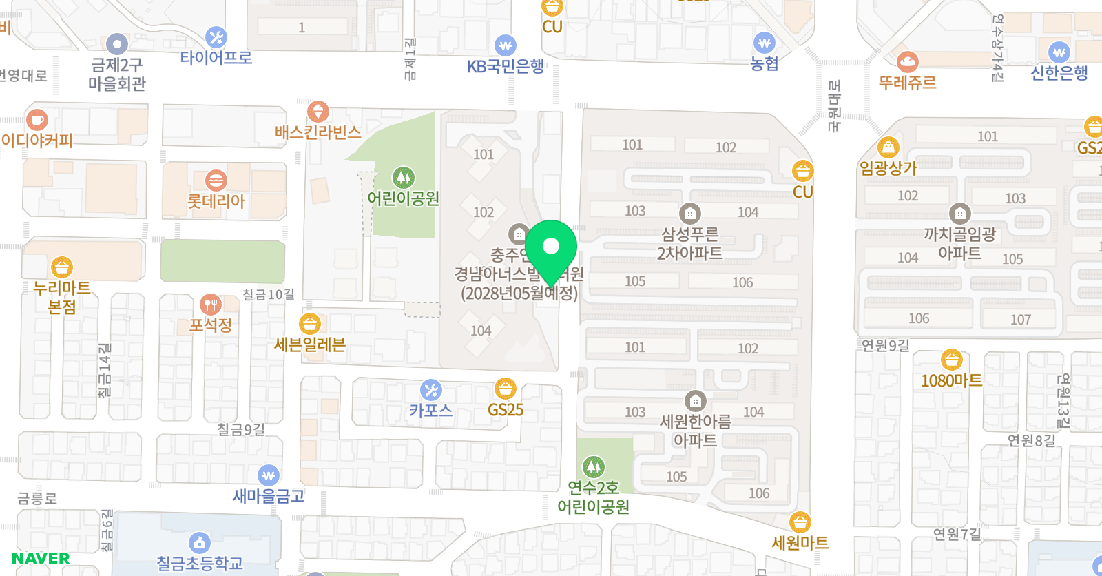자우비 학원 위치